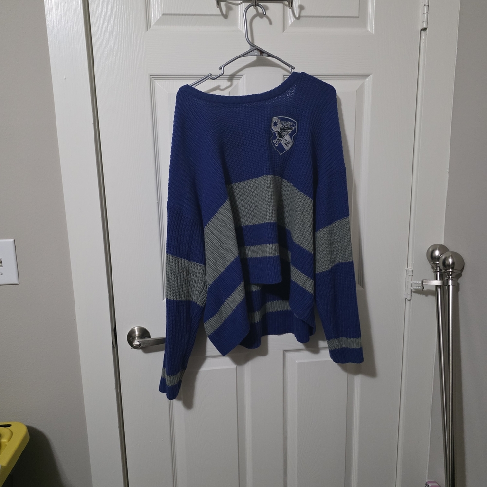 Blue and Gray Harry Potter Ravenclaw Sweater